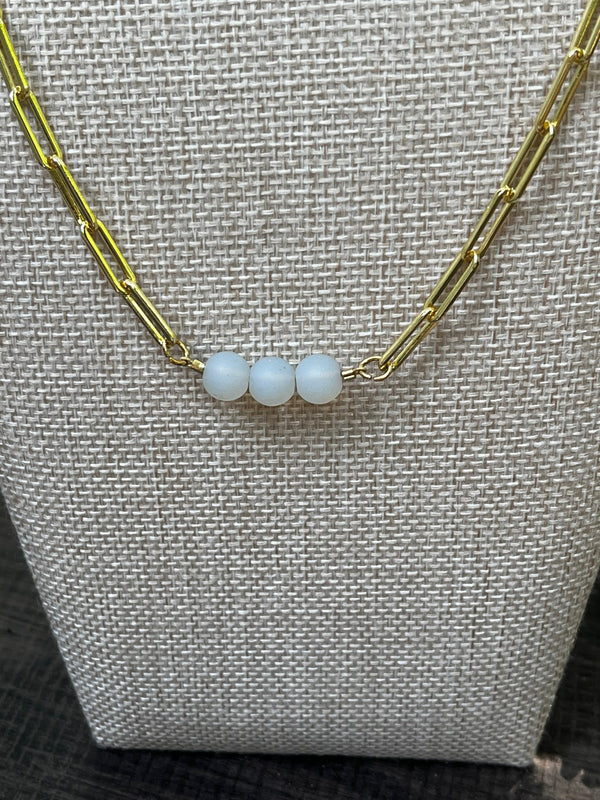 Still Waters | Fossil Shark Tooth Necklace | One of a Kind Handmade Gift