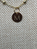 Her Mark — Custom Initial Disc Necklace