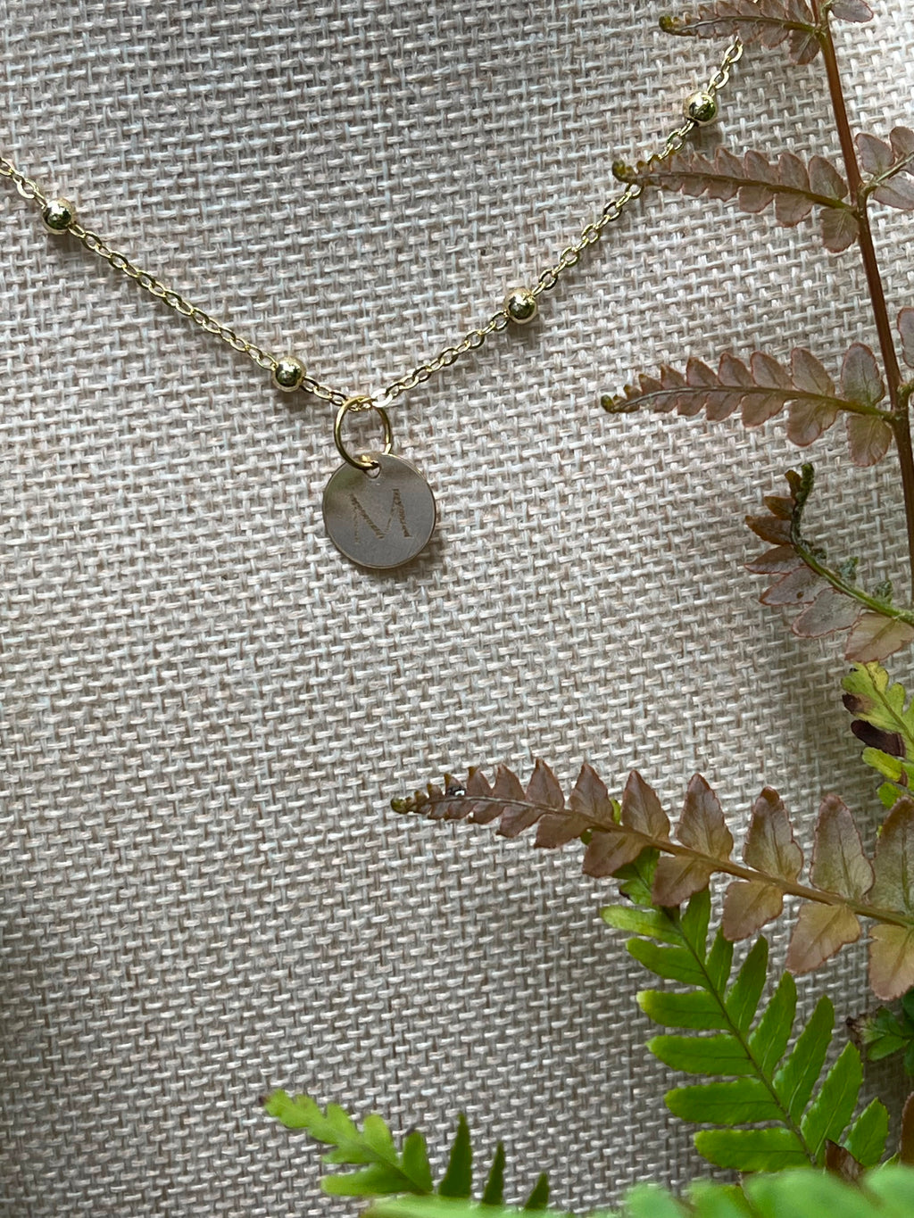 Her Mark — Custom Initial Disc Necklace