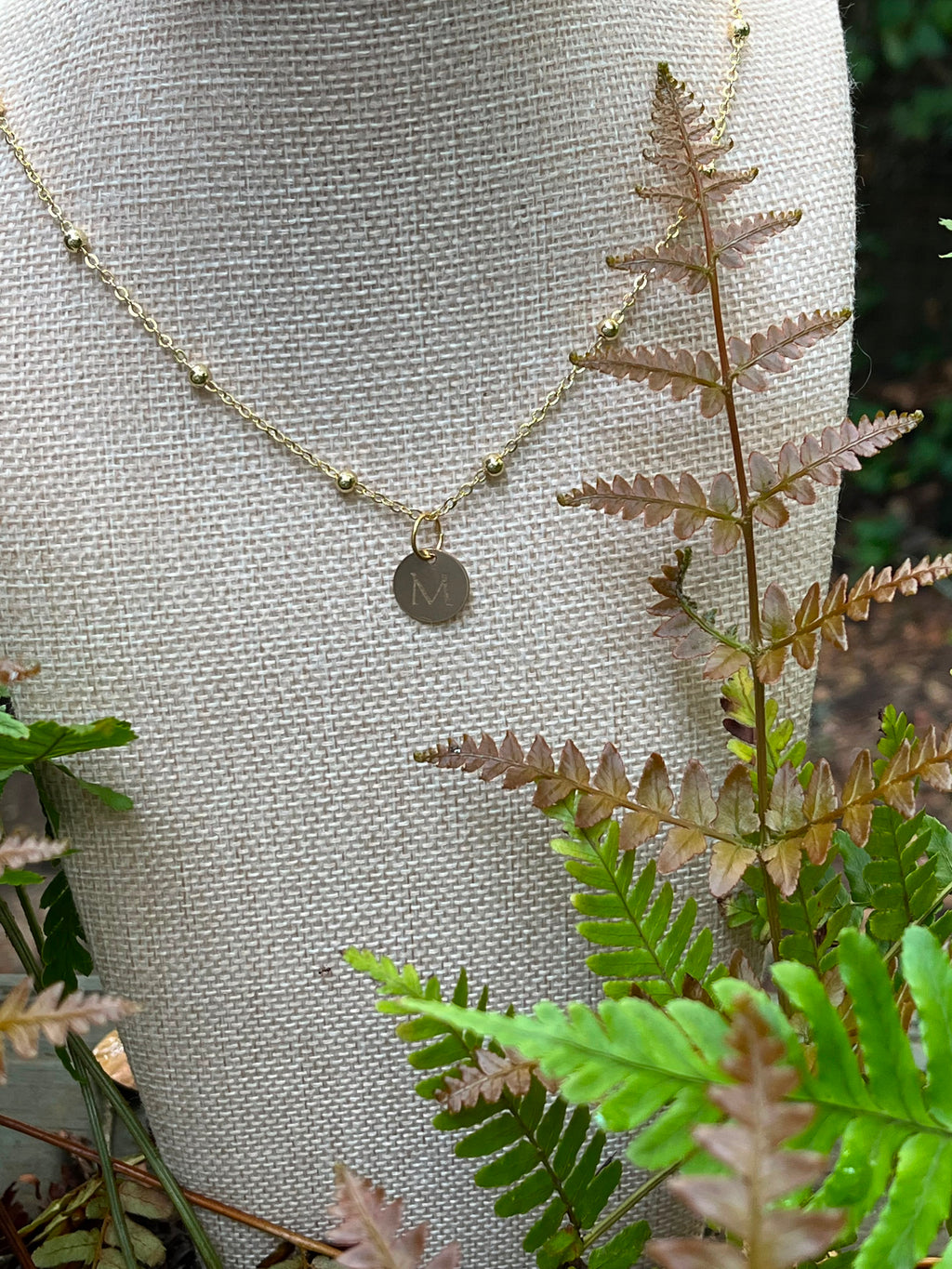 Her Mark — Custom Initial Disc Necklace